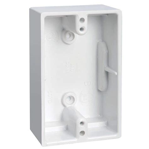 electric white surface box|exterior surface mounted electrical box.